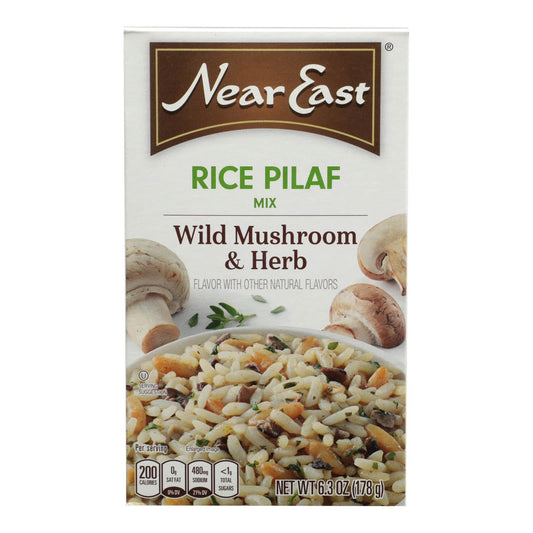 Near East Rice Pilaf Mix - Mushrooms And Herbs - Case Of 12 - 6.3 Oz. | OnlyNaturals.us