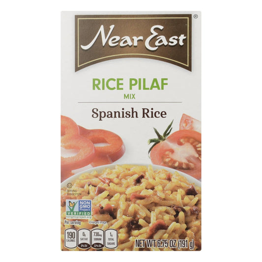 Near East Rice Pilaf Rice - Spanish - Case Of 12 - 6.75 Oz. | OnlyNaturals.us