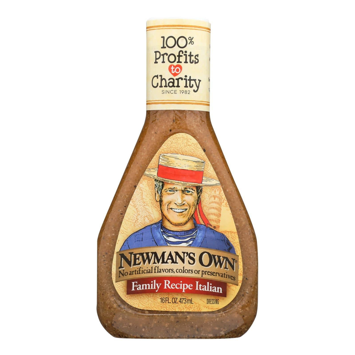 Newman's Own Family Recipe Dressing - Italian - Case Of 6 - 16 Fl Oz. | OnlyNaturals.us