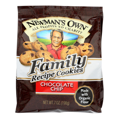 Newman's Own Organics Cookies - Chocolate Chip - Case Of 6 - 7 Oz. | OnlyNaturals.us