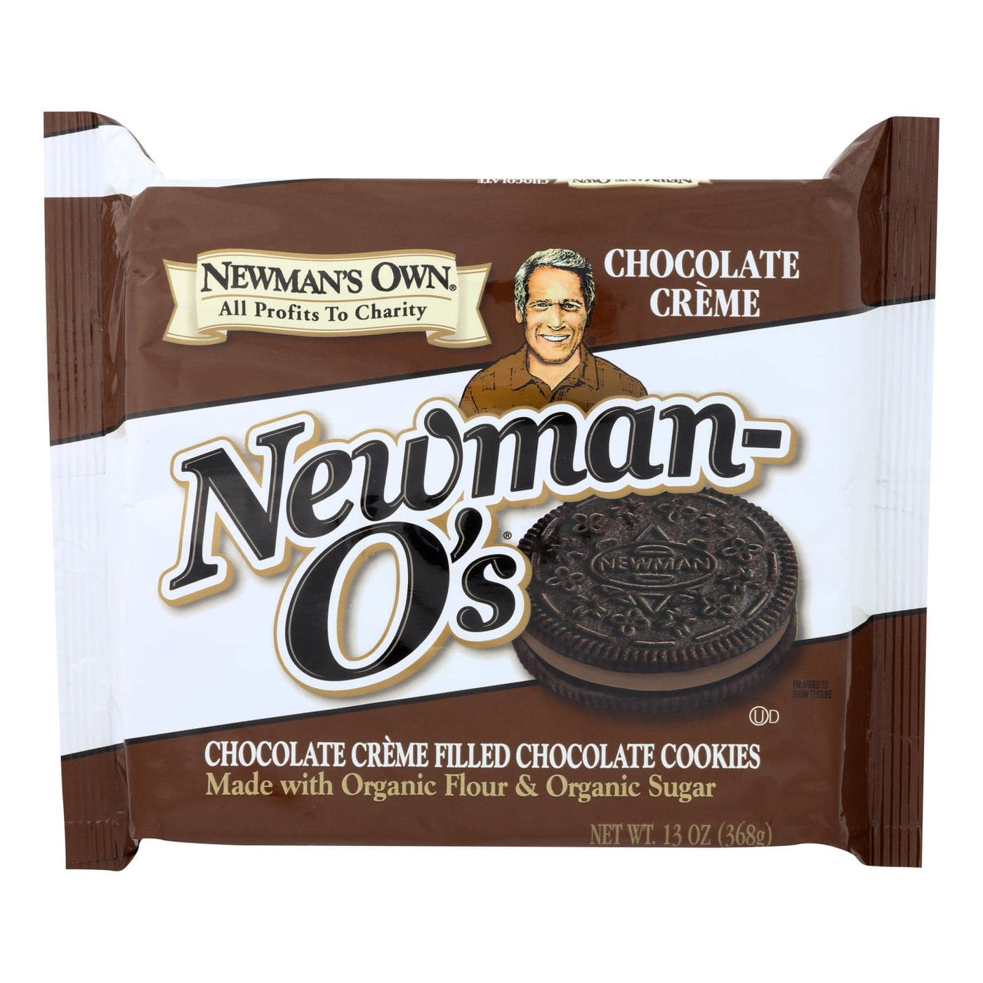 Newman's Own Organics Creme Filled Cookies - Chocolate - Case Of 6 - 13 Oz. | OnlyNaturals.us