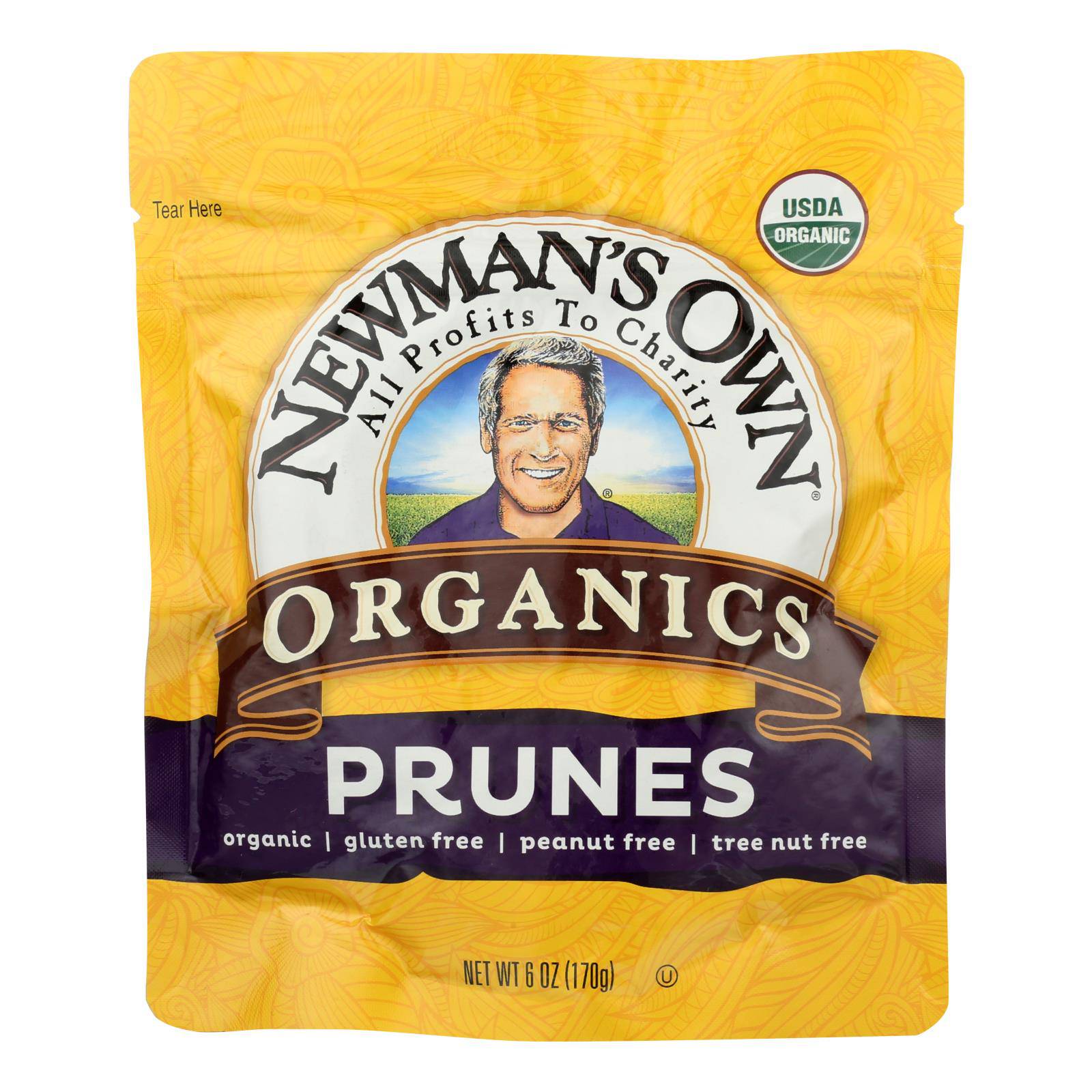 Buy Newman's Own Organics Pitted Prunes - Organic - Case Of 12 - 6 Oz.  at OnlyNaturals.us