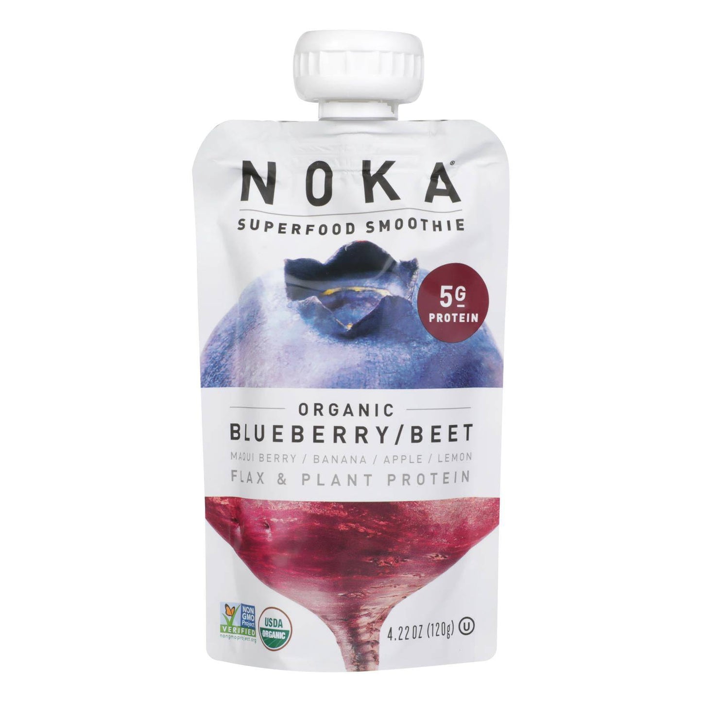 Buy Noka Superfood Blueberry Beet Blend  - Case Of 6 - 4.22 Oz  at OnlyNaturals.us