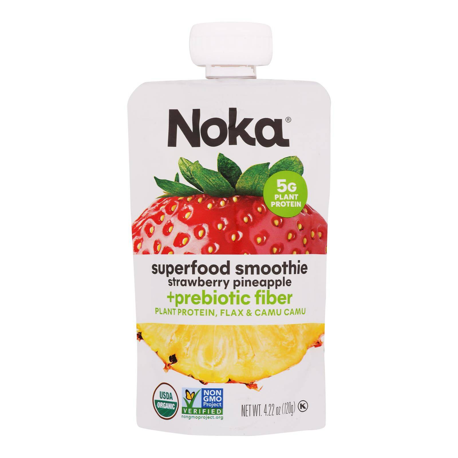 Noka - Smoothie Straw Pineap - Case Of 6 - 4.22 Oz | OnlyNaturals.us