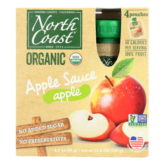 North Coast - Applesauce Pouch - Case Of 6 - 4-3.2 Oz | OnlyNaturals.us