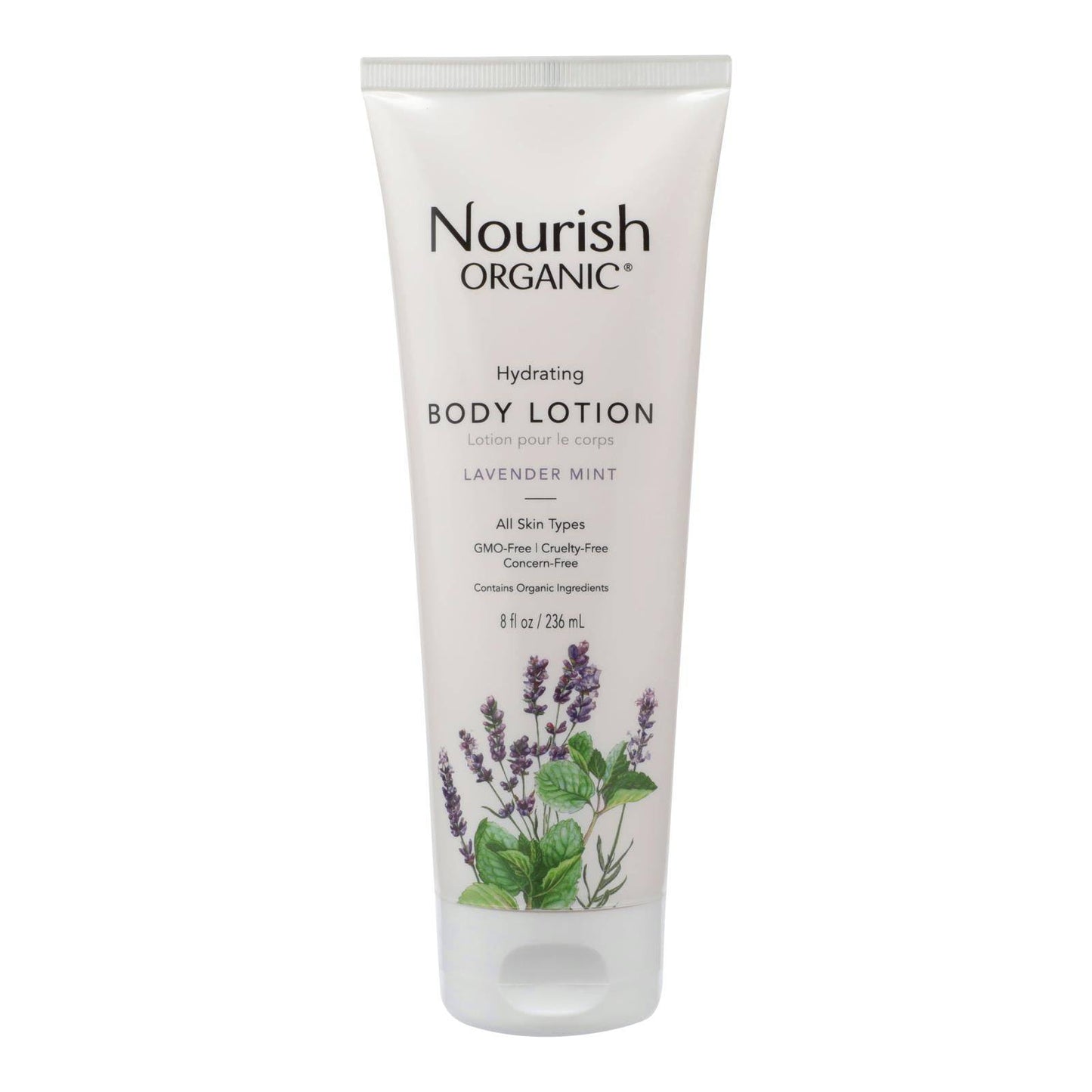 Buy Nourish Organic Body Lotion Lavender Mint - 8 Fl Oz  at OnlyNaturals.us