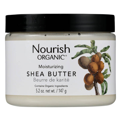 Nourish Organic Raw Shea Butter Intensive Moisturizer - 5.5 Oz | OnlyNaturals.us