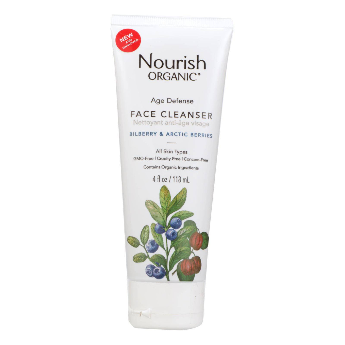 Nourish - Face Cleaner Age Dfns - 1 Each - 4 Fz | OnlyNaturals.us