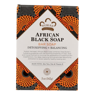 Buy Nubian Heritage Bar Soap African Black - 5 Oz  at OnlyNaturals.us