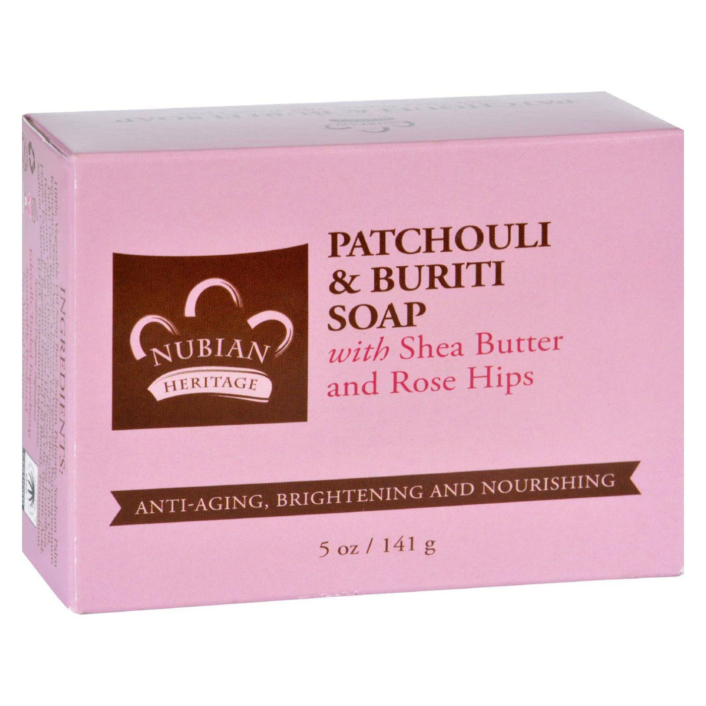 Buy Nubian Heritage Bar Soap - Patchouli And Buriti - 5 Oz  at OnlyNaturals.us