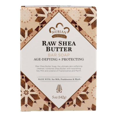 Buy Nubian Heritage Bar Soap Raw Shea Butter - 5 Oz  at OnlyNaturals.us