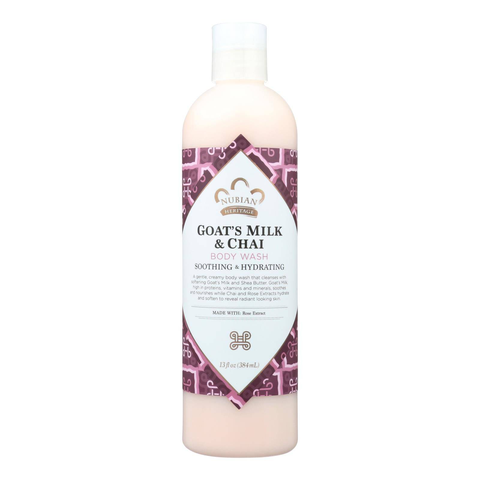 Buy Nubian Heritage Body Wash Goat's Milk And Chai - 13 Fl Oz  at OnlyNaturals.us