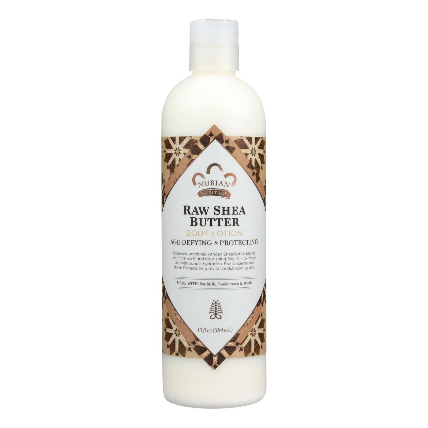 Nubian Heritage Lotion Raw Shea And Myrrh - 13 Oz | OnlyNaturals.us
