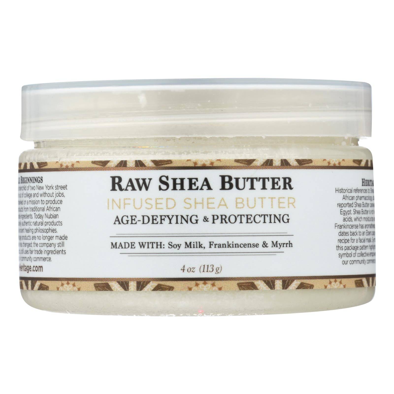 Nubian Heritage Raw Shea Butter  - 1 Each - 4 Oz | OnlyNaturals.us