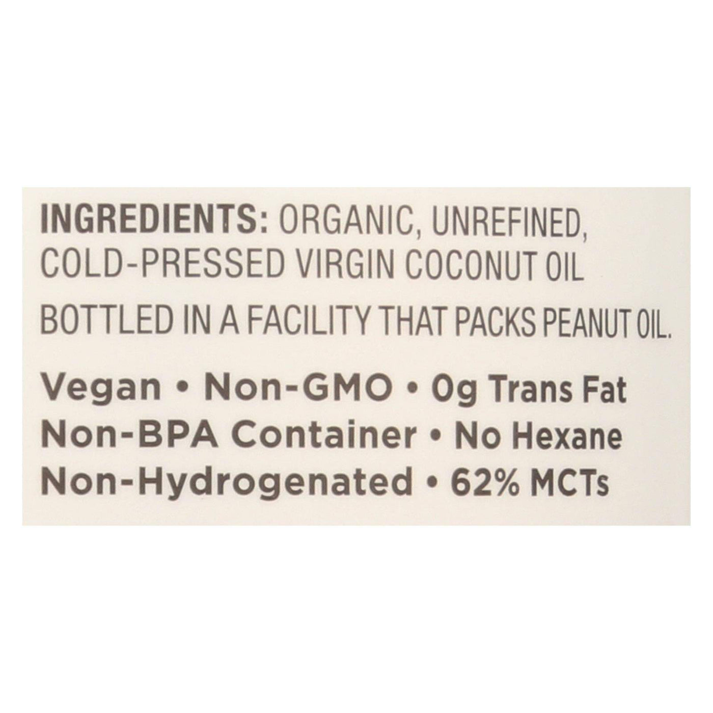 Nutiva Virgin Coconut Oil Organic - 15 Fl Oz | OnlyNaturals.us