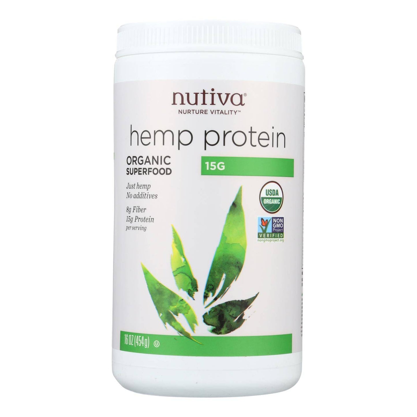 Nutiva Organic Hemp Protein - 16 Oz | OnlyNaturals.us