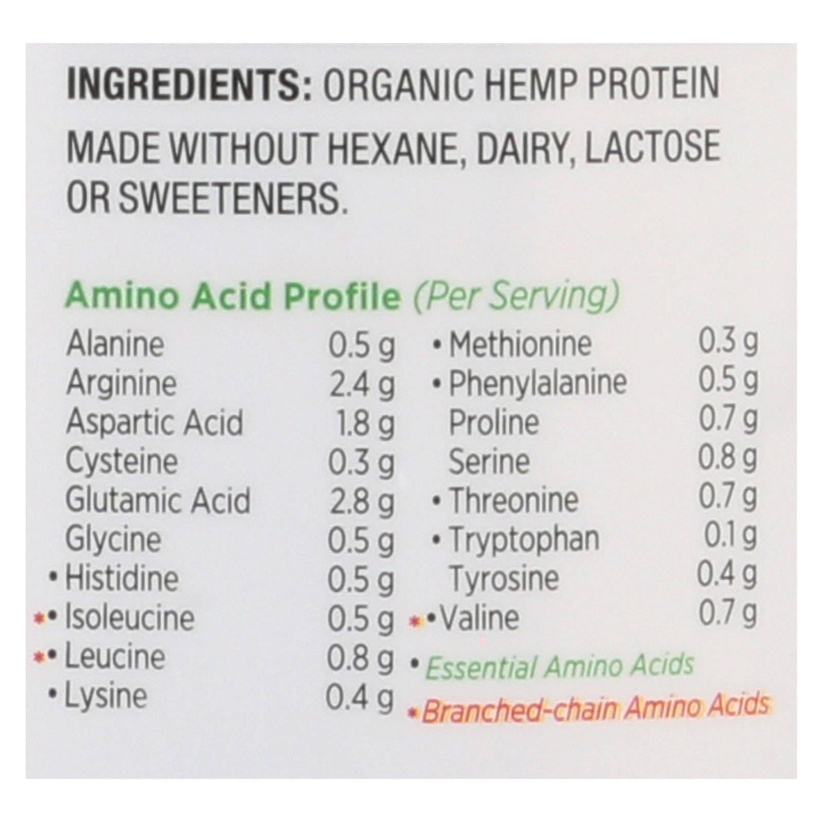 Nutiva Organic Hemp Protein - 16 Oz | OnlyNaturals.us