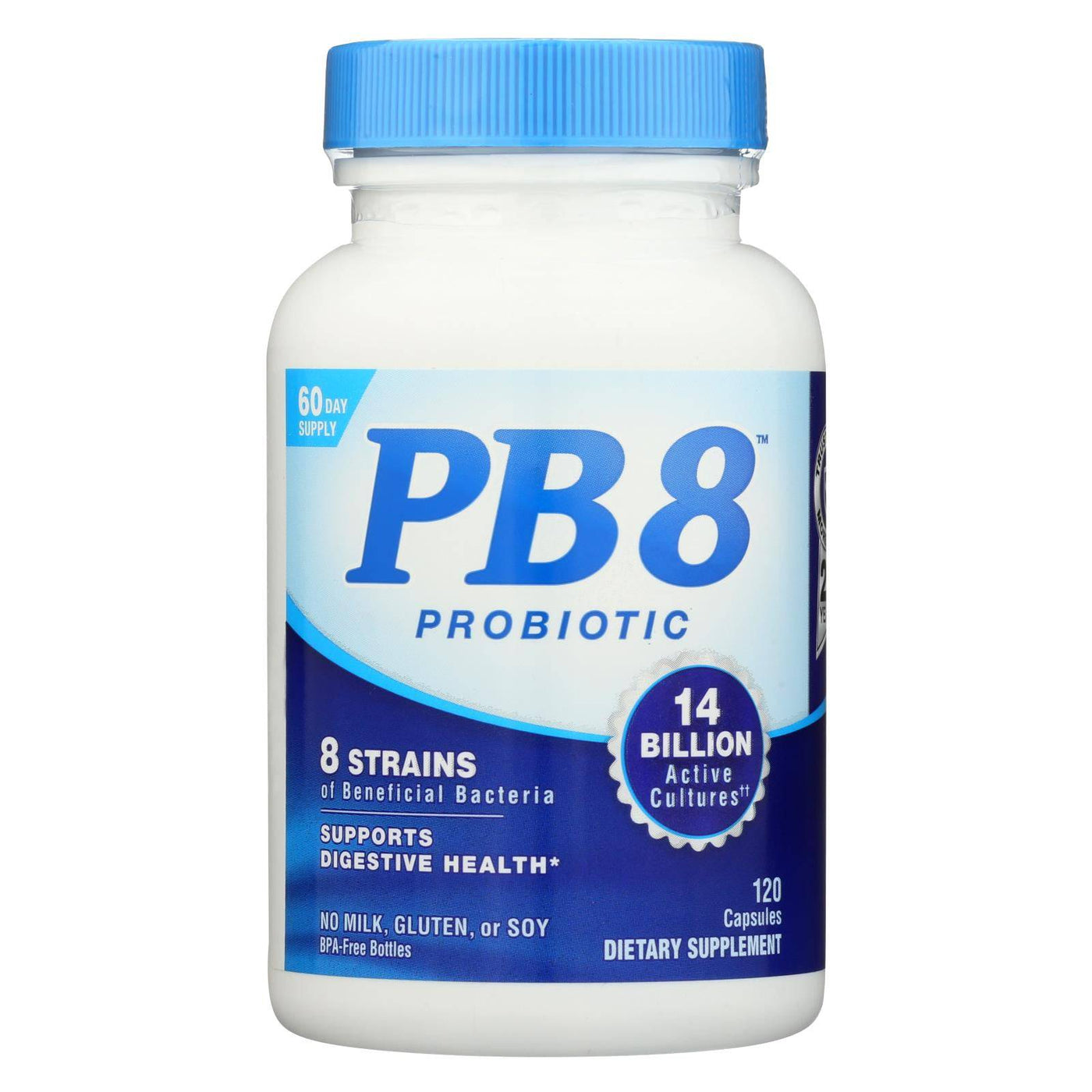Nutrition Now Pb 8 Pro-biotic Acidophilus For Life - 120 Capsules | OnlyNaturals.us