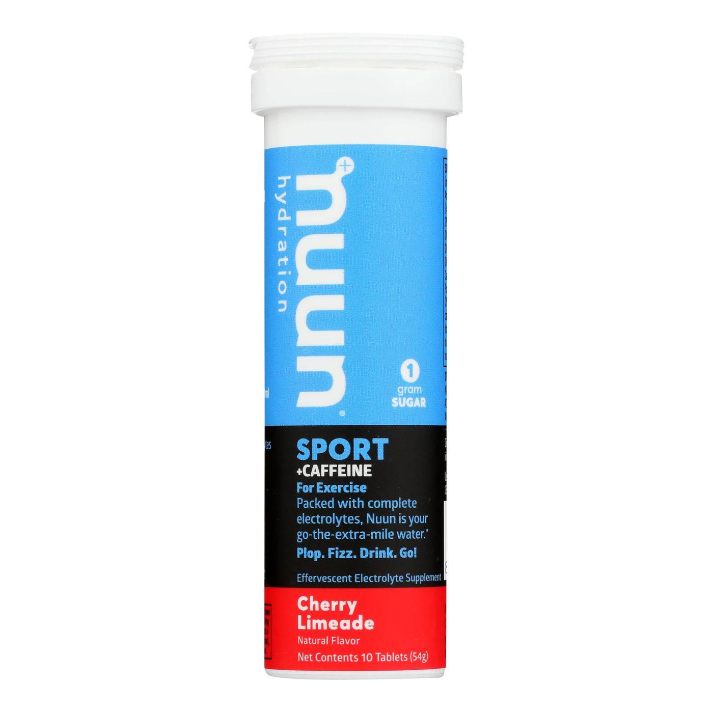 Nuun Hydration Drink Tab - Energy - Cherry Limeade - 10 Tablets - Case Of 8 | OnlyNaturals.us