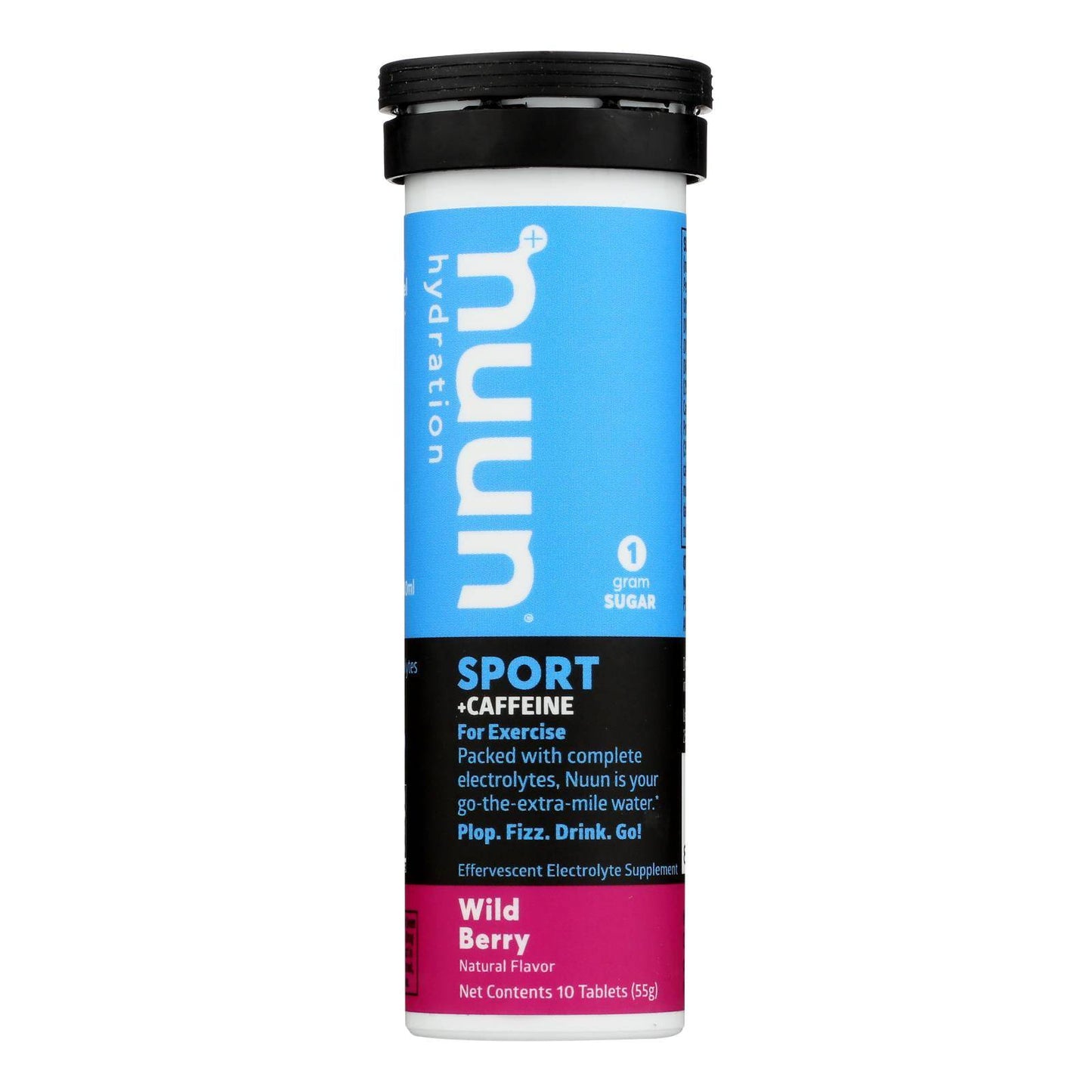 Nuun Hydration Drink Tab - Energy - Wild Berry - 10 Tablets - Case Of 8 | OnlyNaturals.us