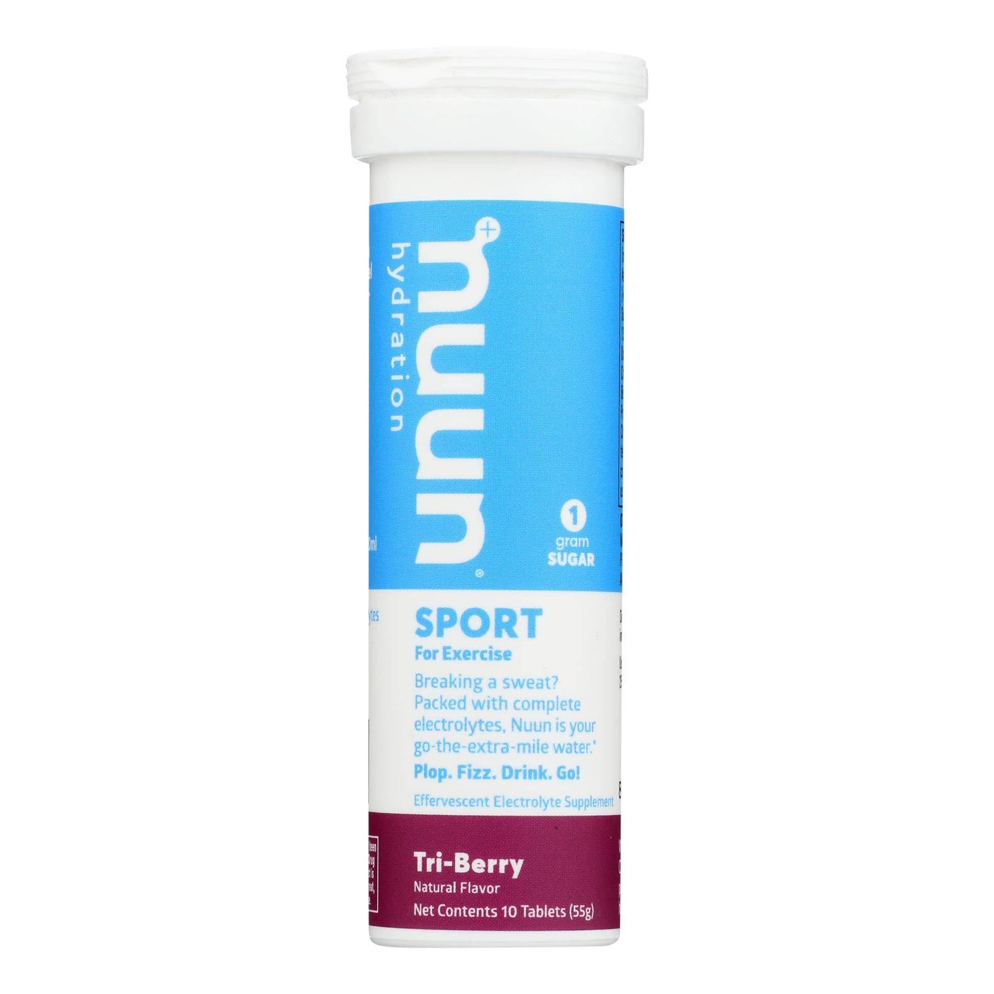 Buy Nuun Hydration Nuun Active - Tri - Berry - Case Of 8 - 10 Tablets  at OnlyNaturals.us