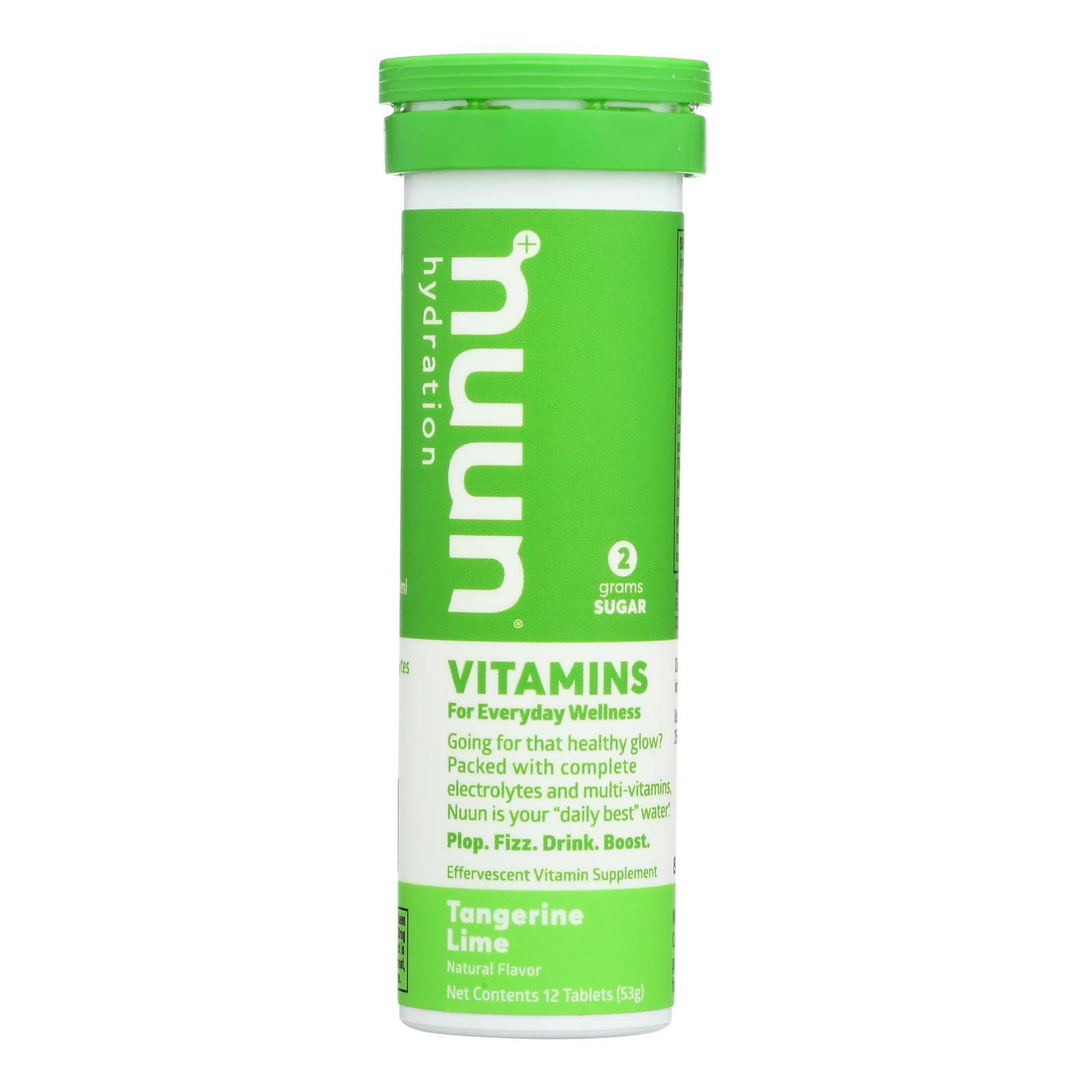 Nuun Vitamins Drink Tab - Tangerine - Lime - Case Of 8 - 12 Tab | OnlyNaturals.us