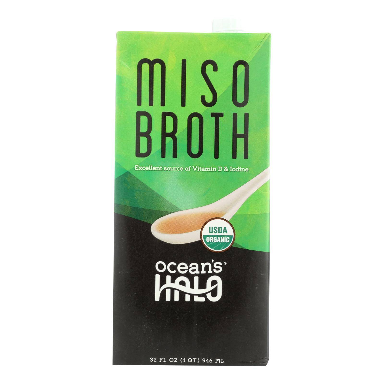 Ocean's Halo Broth Miso  - Case Of 6 - 32 Fz | OnlyNaturals.us