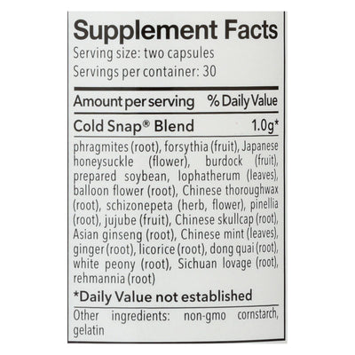 Buy Ohco Cold Snap Caps - 60 Capsules  at OnlyNaturals.us