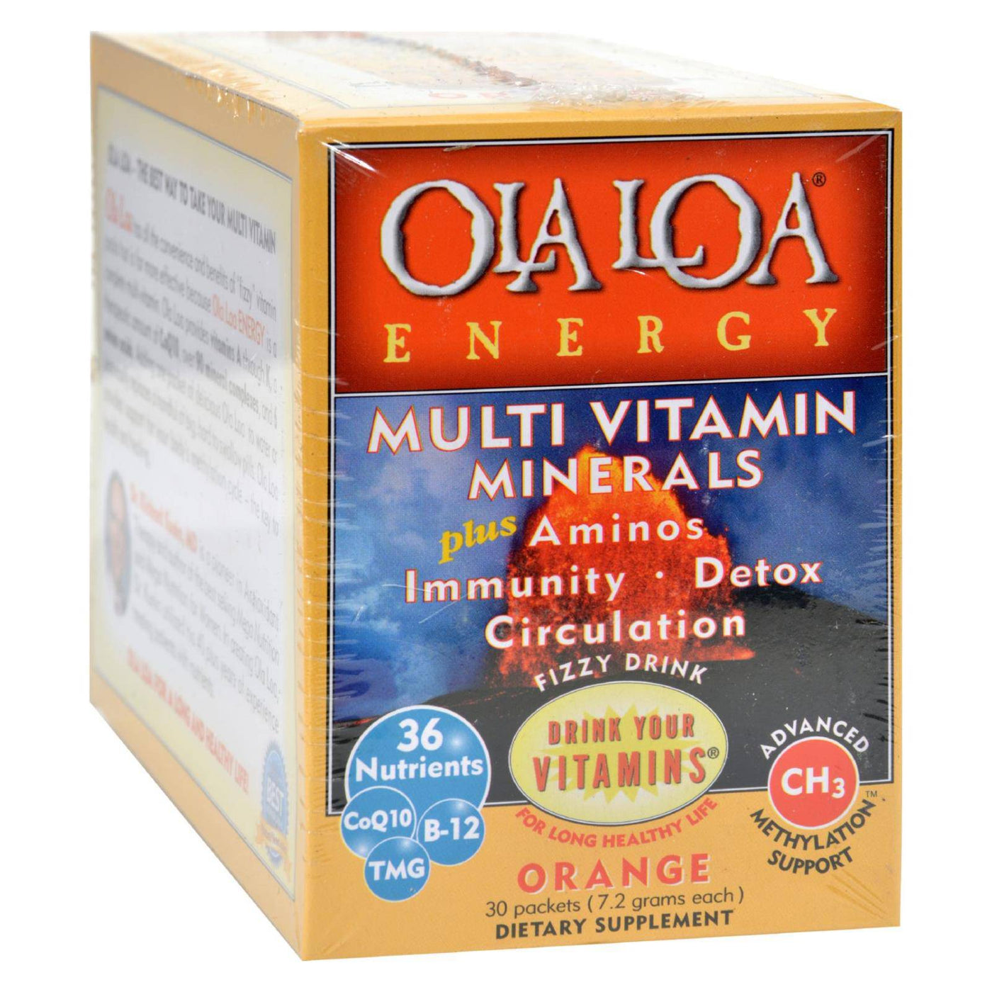 Buy Ola Loa Products Energy Multi Vitamin - Orange - 30 Packet  at OnlyNaturals.us