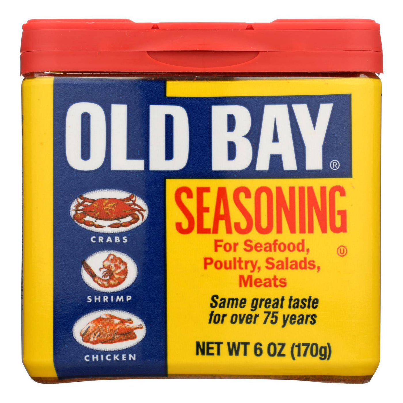 Old Bay - Seasoning - Original - Case Of 8 - 6 Oz | OnlyNaturals.us