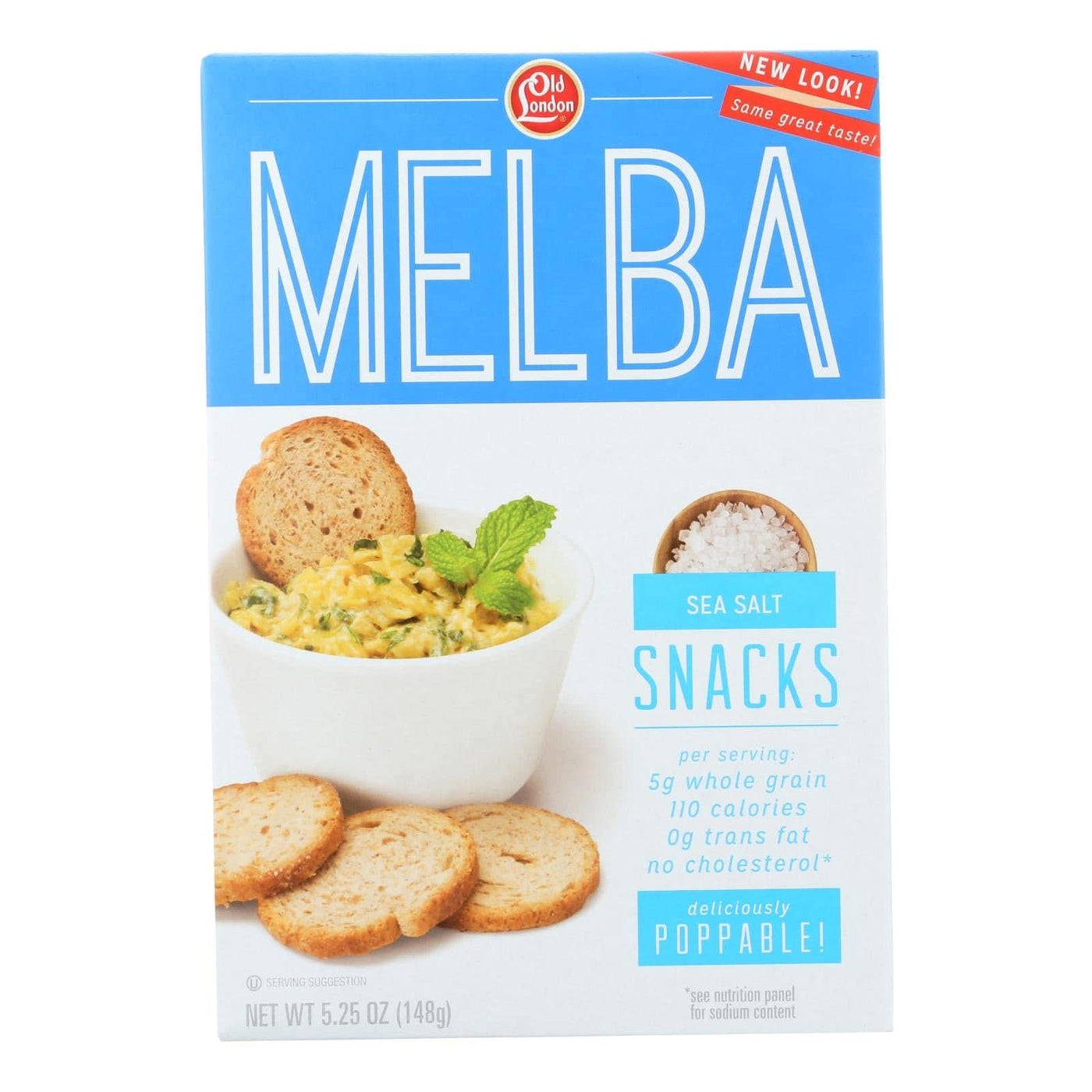 Buy Old London - Melba Snacks - Sea Salt - Case Of 12 - 5.25 Oz.  at OnlyNaturals.us