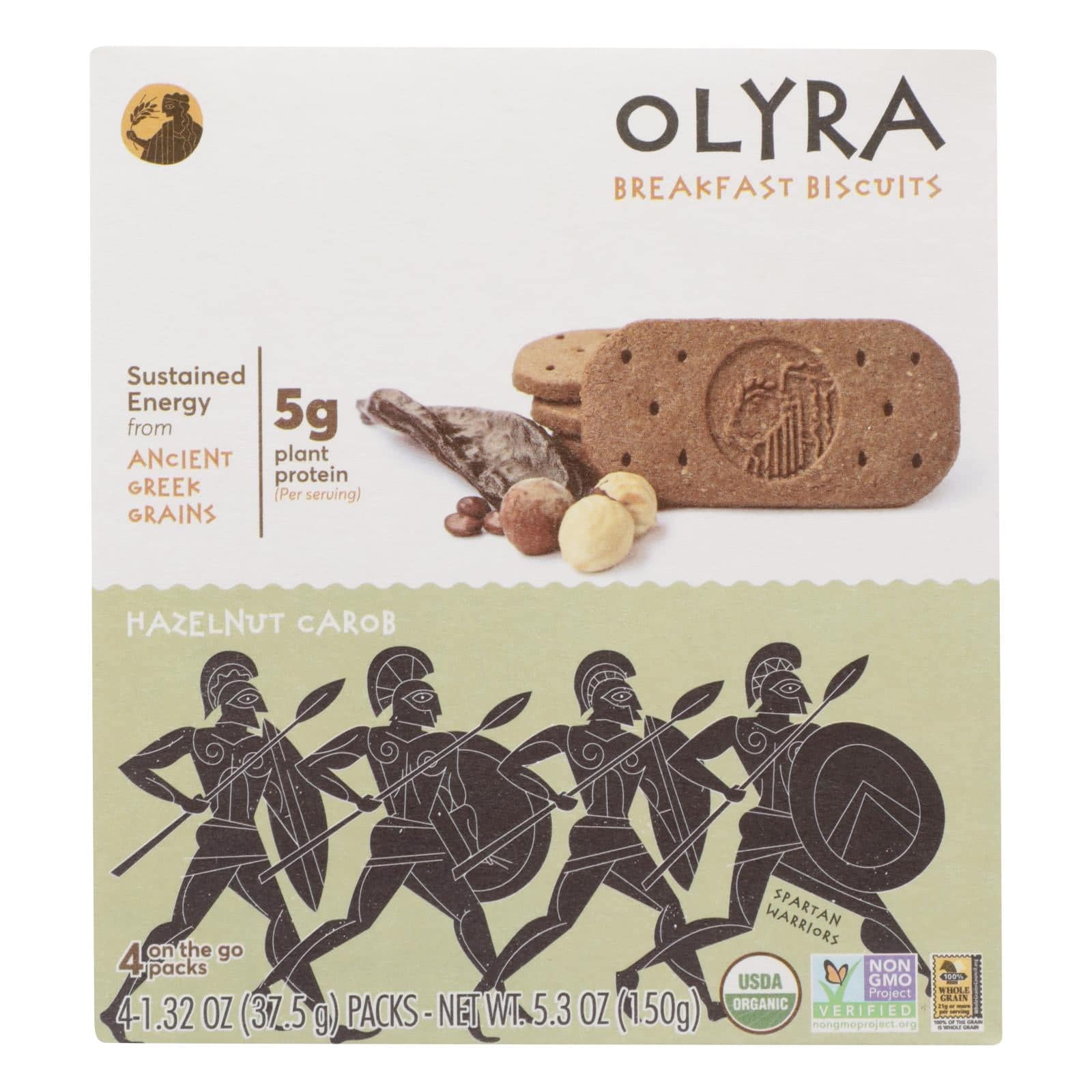 Olyra - Biscuit Hzlenut Carob - Case Of 6 - 5.3 Oz | OnlyNaturals.us