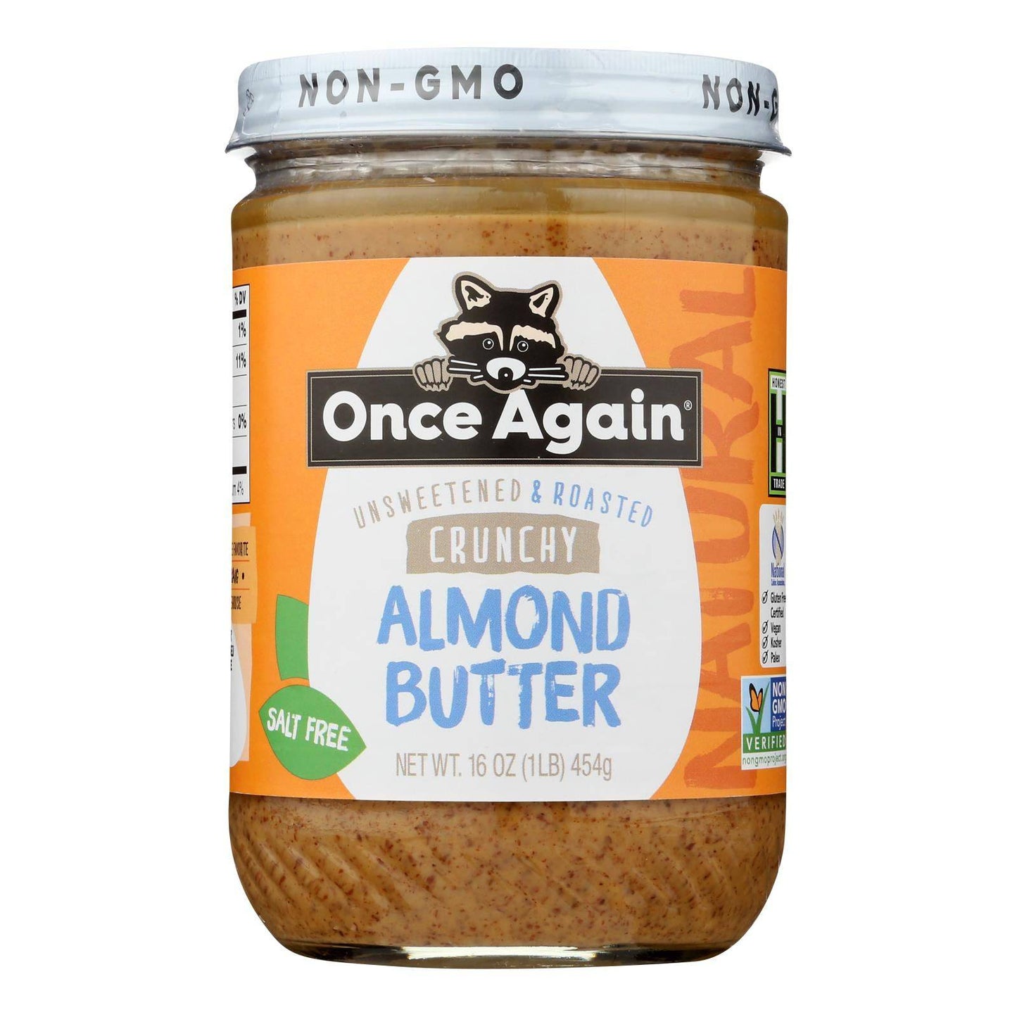 Once Again - Almond Butter Crunch Ns - Case Of 6-16 Oz | OnlyNaturals.us