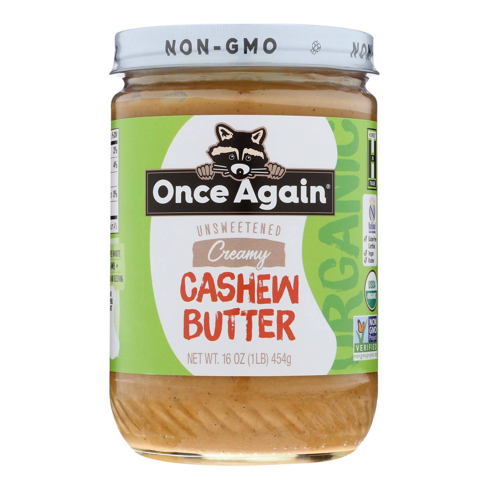 Once Again - Cashew Butter - Case Of 6-16 Oz | OnlyNaturals.us