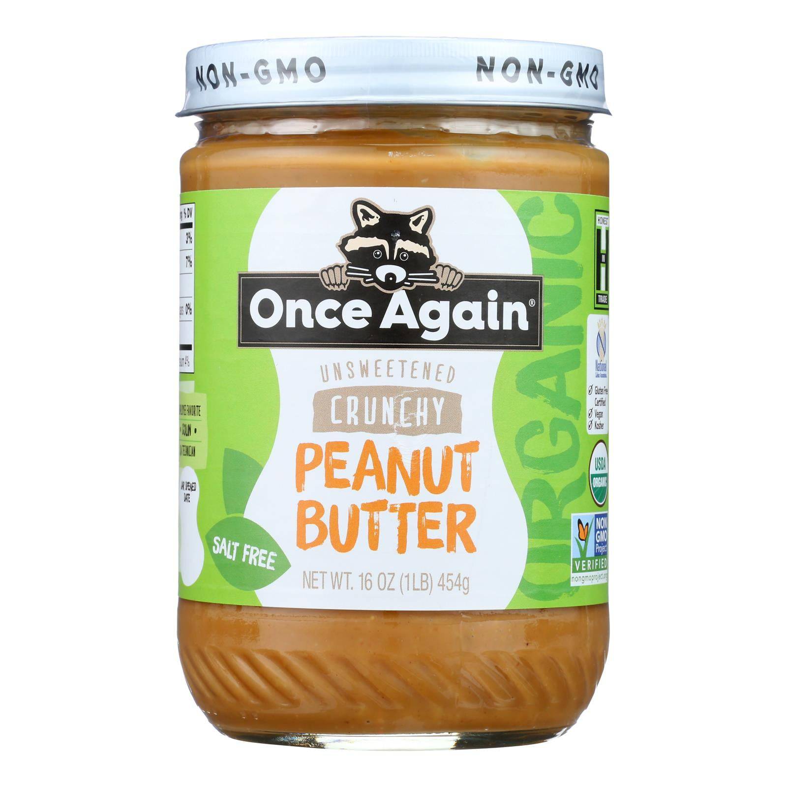 Once Again - Peanut Butter Crunchy Ns - Case Of 6-16 Oz | OnlyNaturals.us