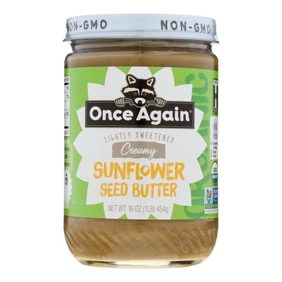 Once Again - Sunflower Butter Smooth - Case Of 6-16 Oz | OnlyNaturals.us