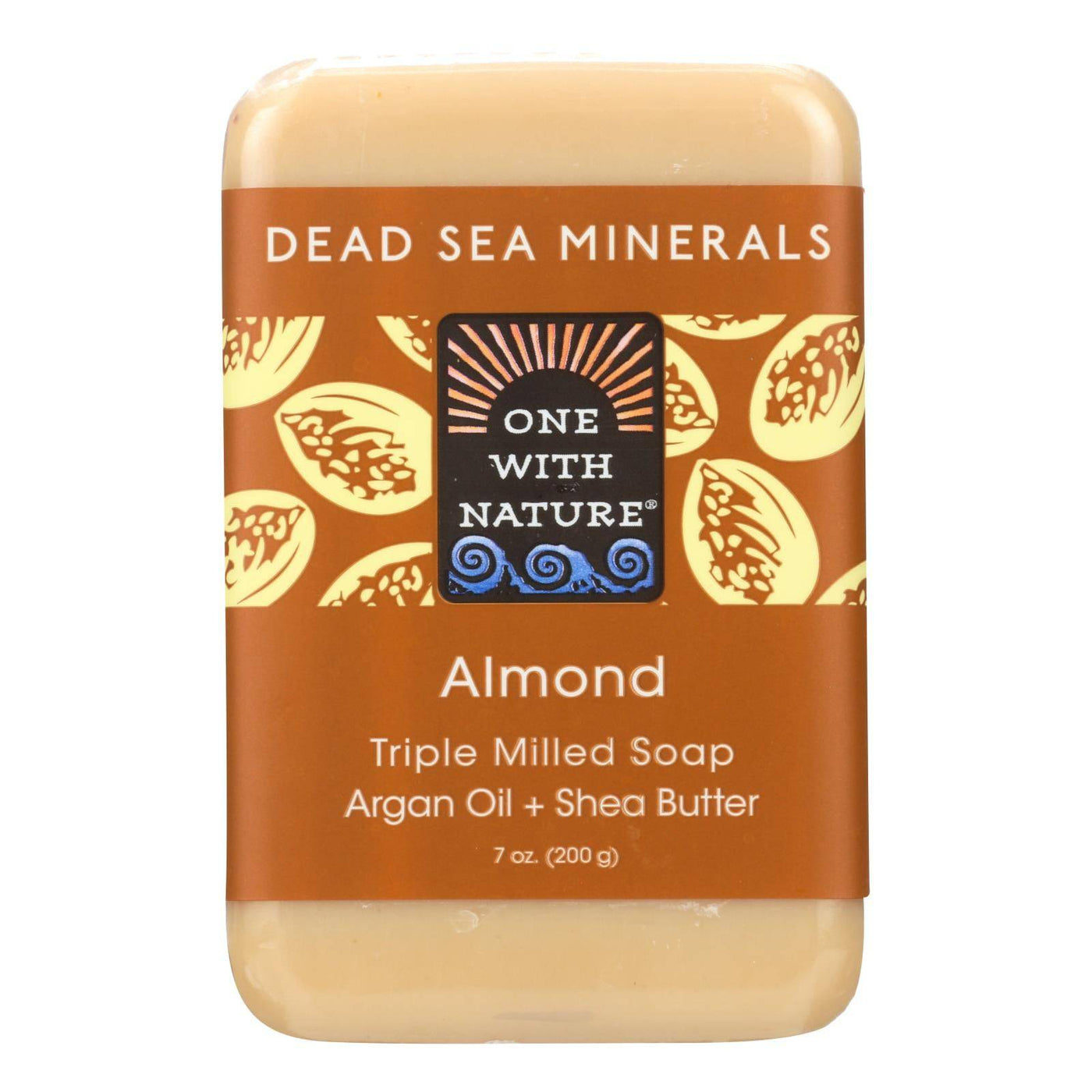 One With Nature Almond Soap Bar - 7 Oz | OnlyNaturals.us