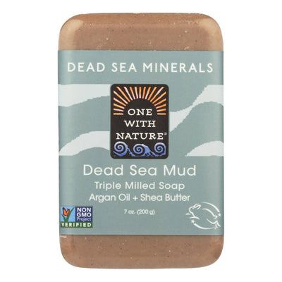 Buy One With Nature Dead Sea Mineral Dead Sea Mud Soap - 7 Oz  at OnlyNaturals.us