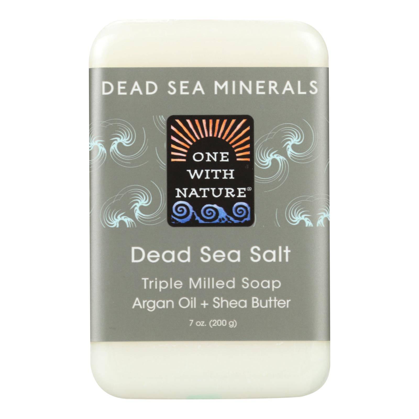 Buy One With Nature Dead Sea Mineral Dead Sea Salt Soap - 7 Oz  at OnlyNaturals.us