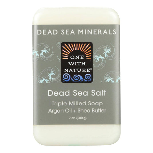 Buy One With Nature Dead Sea Mineral Dead Sea Salt Soap - 7 Oz  at OnlyNaturals.us