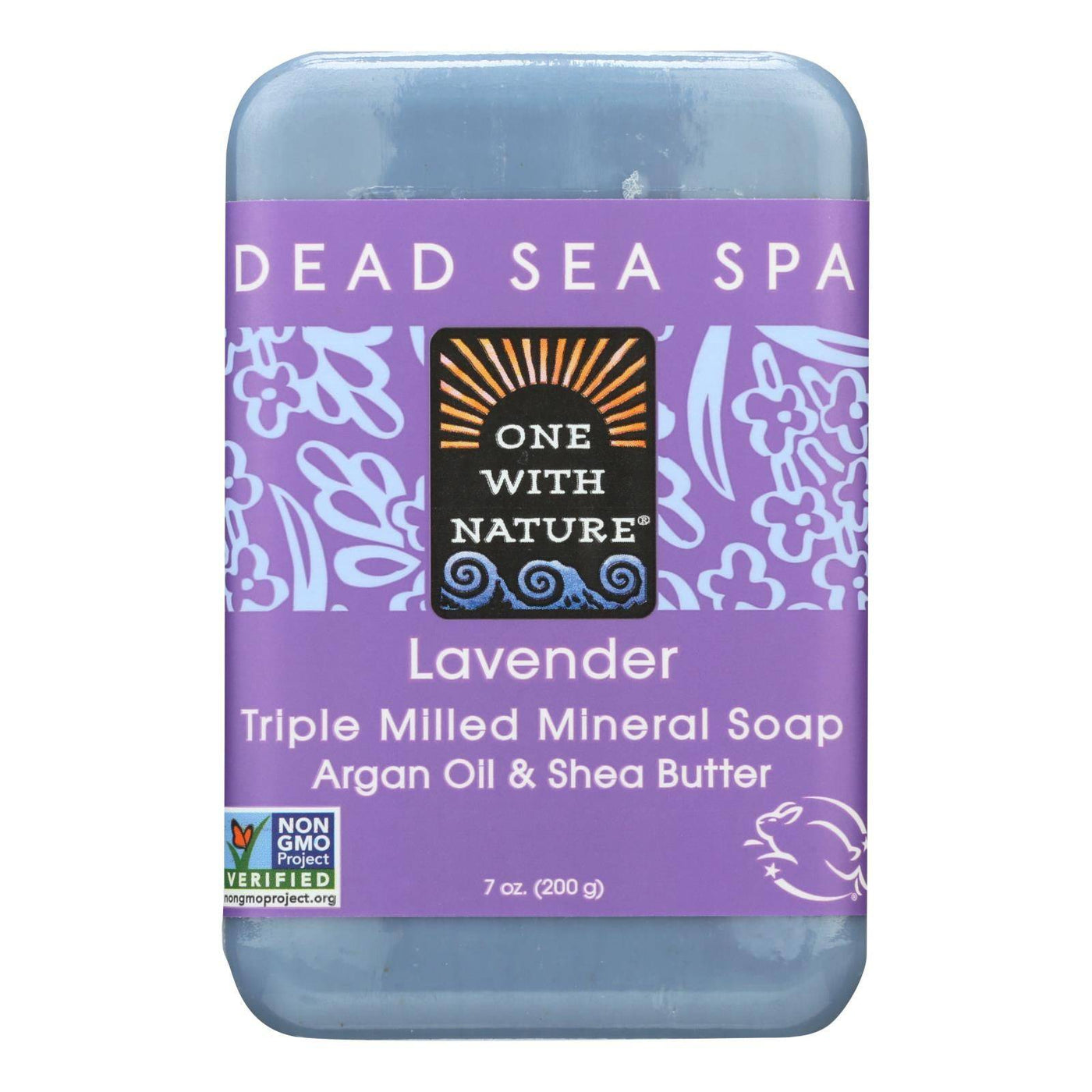 Buy One With Nature Dead Sea Mineral Soap Lavender - 7 Oz  at OnlyNaturals.us