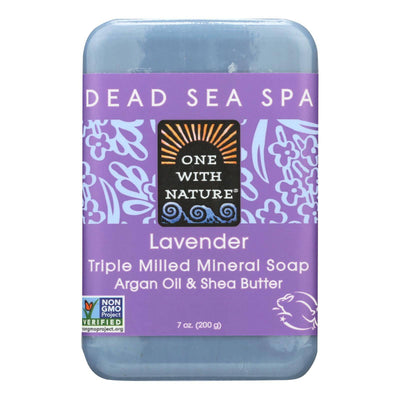 Buy One With Nature Dead Sea Mineral Soap Lavender - 7 Oz  at OnlyNaturals.us