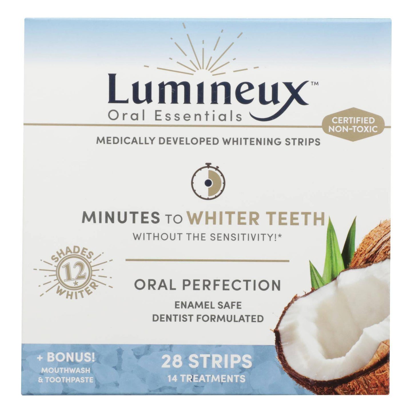 Oral Essentials - Strps Whitng Mthwsh Bonus - 1 Each - 14 Ct | OnlyNaturals.us