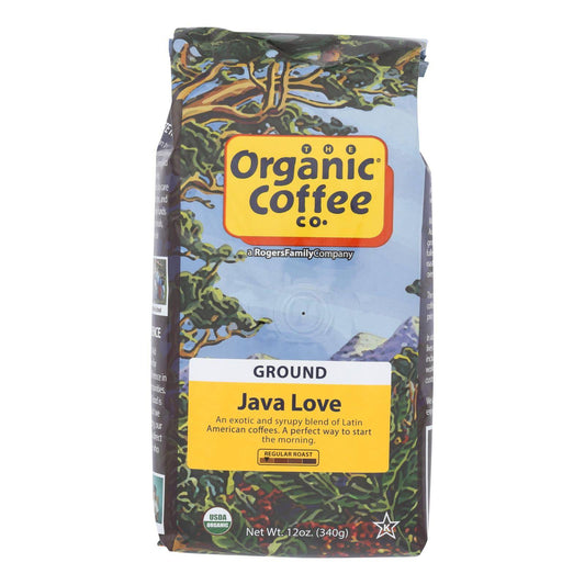 Buy Organic Coffee Company Ground Coffee - Java Love - Case Of 6 - 12 Oz.  at OnlyNaturals.us