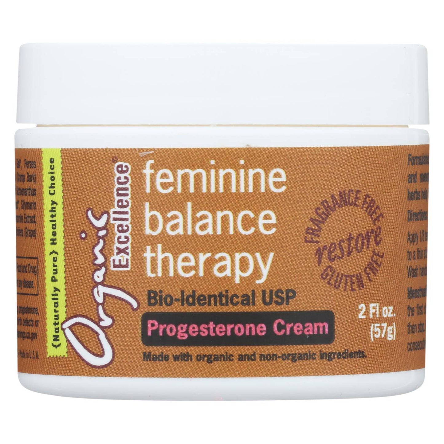 Buy Organic Excellence Feminine Balance Therapy - 2 Oz  at OnlyNaturals.us