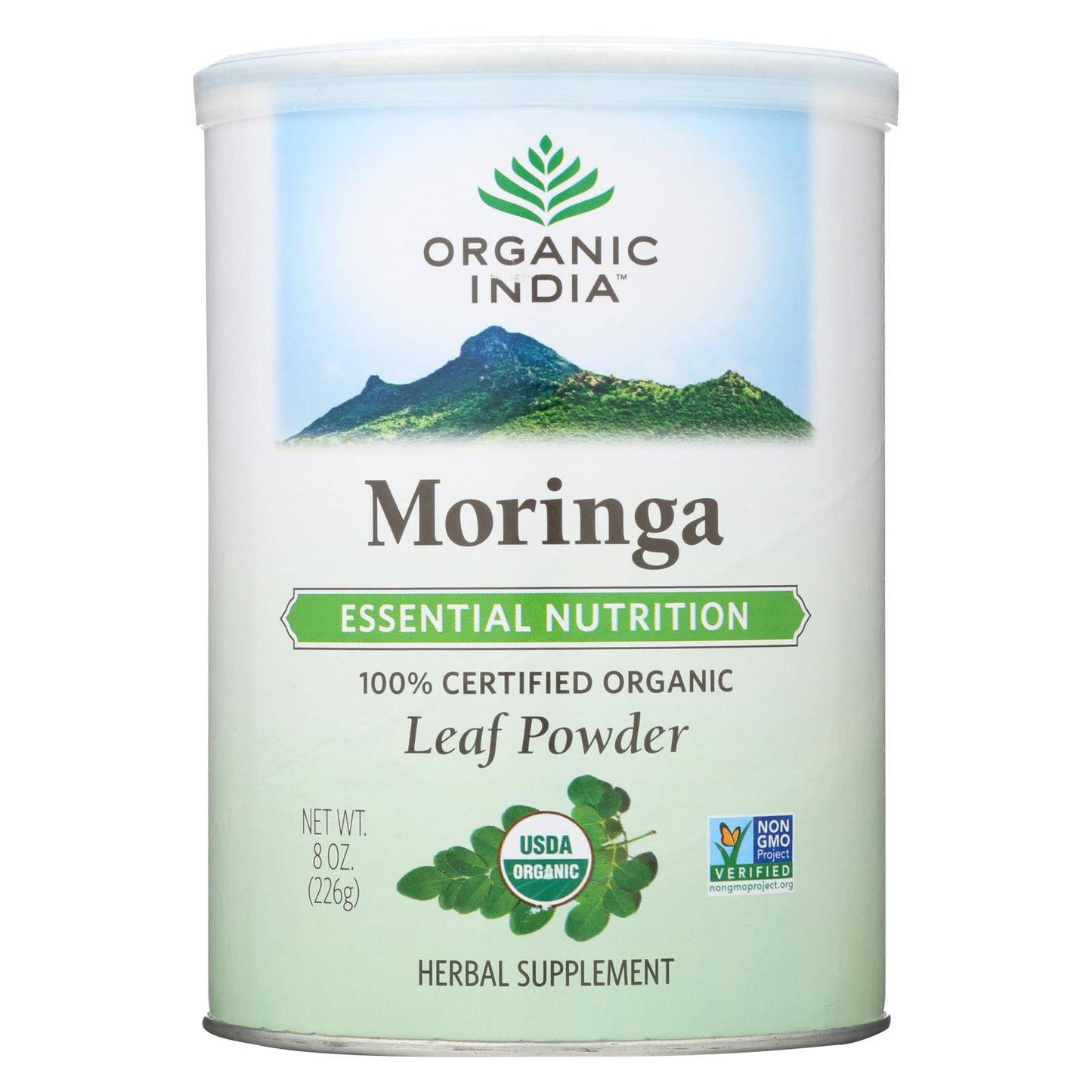 Organic India Organic Moringa Leaf Powder - 8 Oz | OnlyNaturals.us