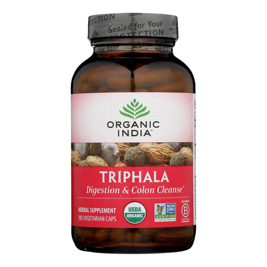 Buy Organic India Triphala, Digestion & Colon Cleanse  - 1 Each - 180 Vcap  at OnlyNaturals.us