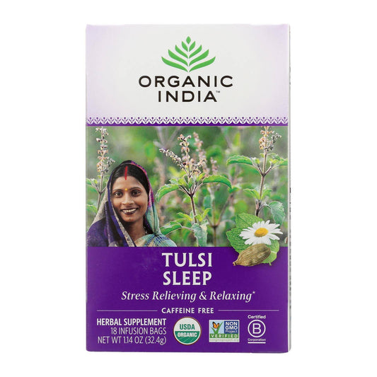 Buy Organic India Tulsi True Wellness Sleep Tea - 18 Tea Bags - Case Of 6  at OnlyNaturals.us