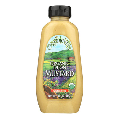 Organic Ville Stone Ground Organic - Mustard - Case Of 12 - 12 Oz. | OnlyNaturals.us