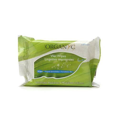 Buy Organyc Intimate Hygiene Wet Wipes - 20 Pack  at OnlyNaturals.us